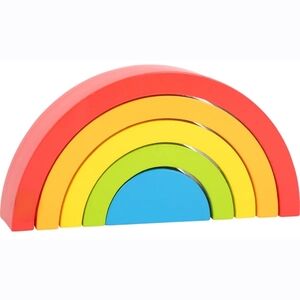 Legler Wooden Rainbow Stacker Building Blocks Montessori Toy